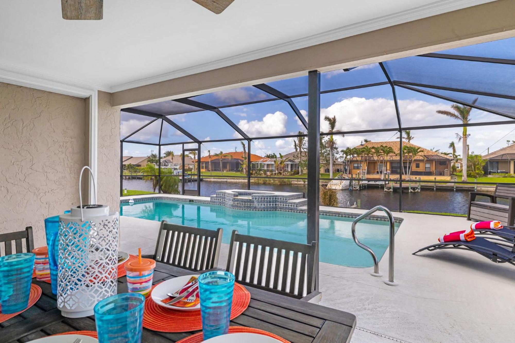 Fully Remodeled Electric-Heated Pool Home On Gulf-Access Canal - Villa Sunny Cape Coral Exteriér fotografie