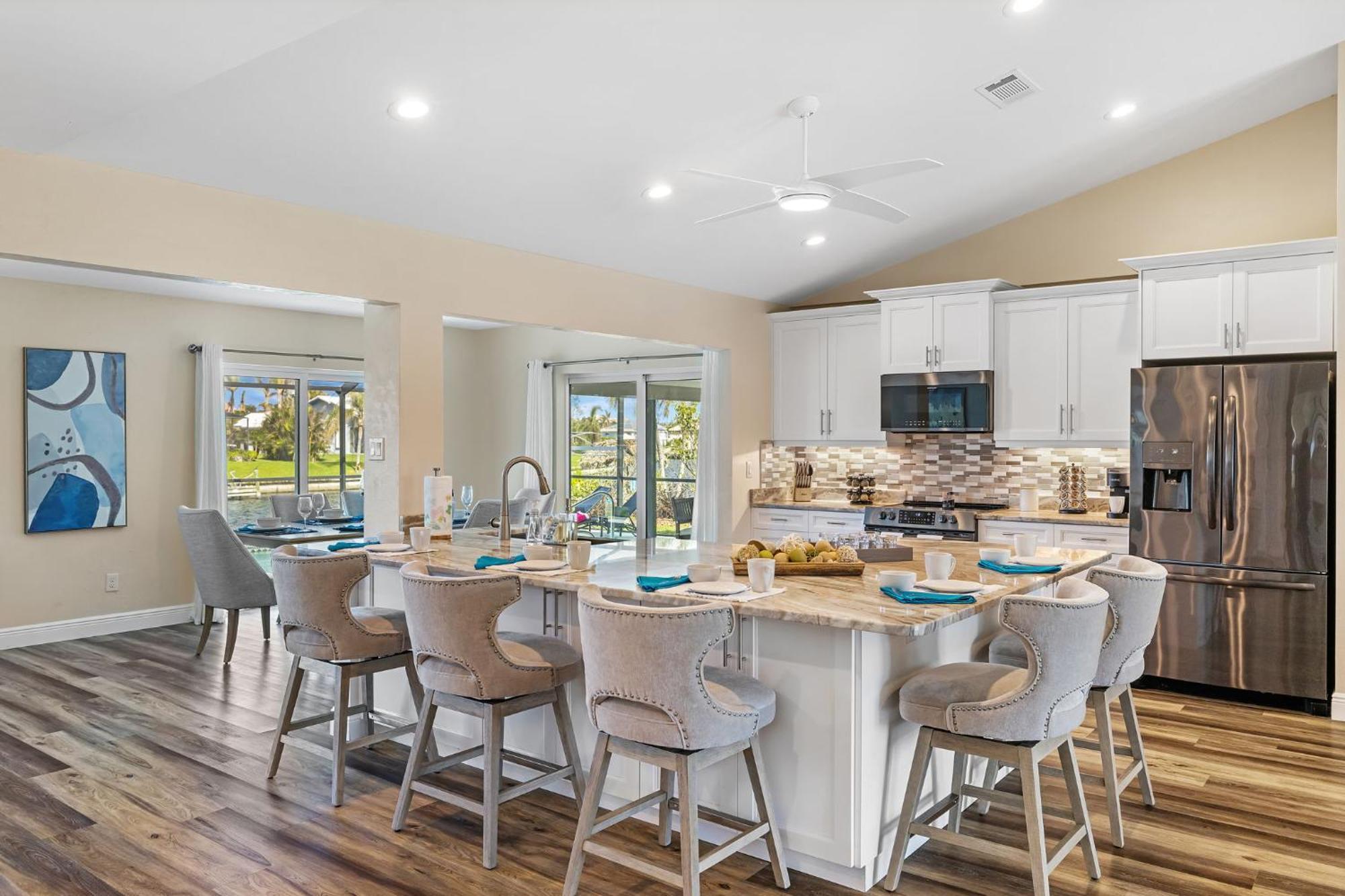 Fully Remodeled Electric-Heated Pool Home On Gulf-Access Canal - Villa Sunny Cape Coral Exteriér fotografie