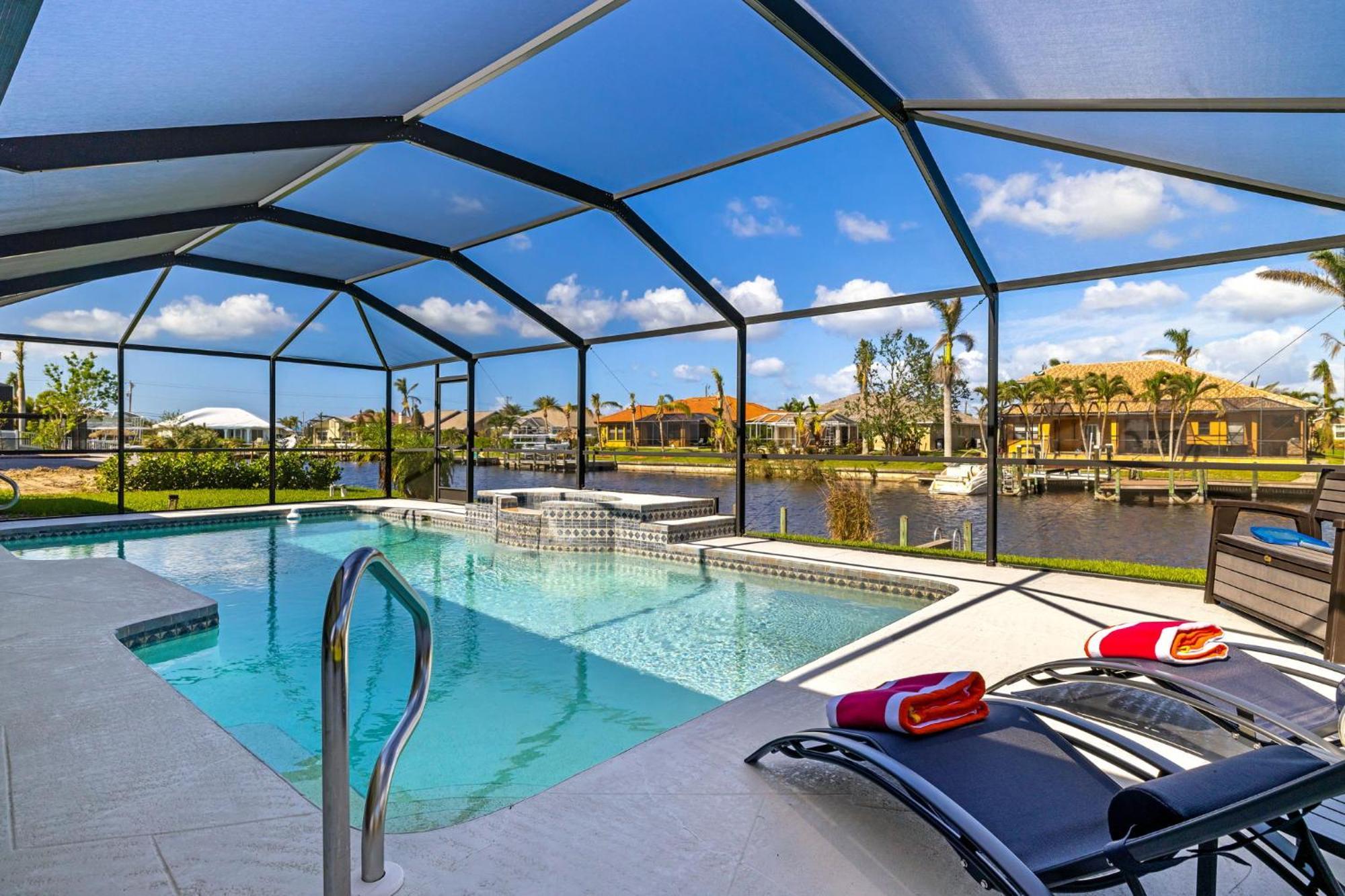 Fully Remodeled Electric-Heated Pool Home On Gulf-Access Canal - Villa Sunny Cape Coral Exteriér fotografie
